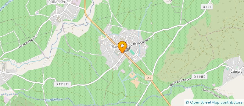 localisation de l'entreprise MONSIEUR NICOLAS PASTOR à PLAISSAN