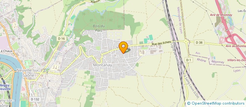 localisation de l'entreprise MONSIEUR NICOLAS PASTY  MONTANAY