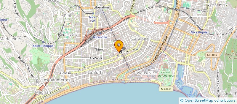 localisation de l'entreprise MONSIEUR NICOLAS PATAT à NICE