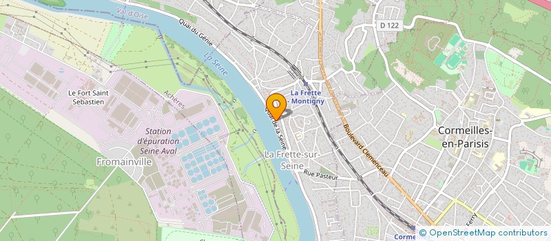 localisation de l'entreprise MONSIEUR NICOLAS PATELSKI  LA FRETTE-SUR-SEINE