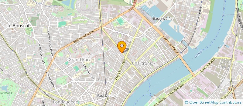 localisation de l'entreprise MONSIEUR NICOLAS PATERNE  BORDEAUX