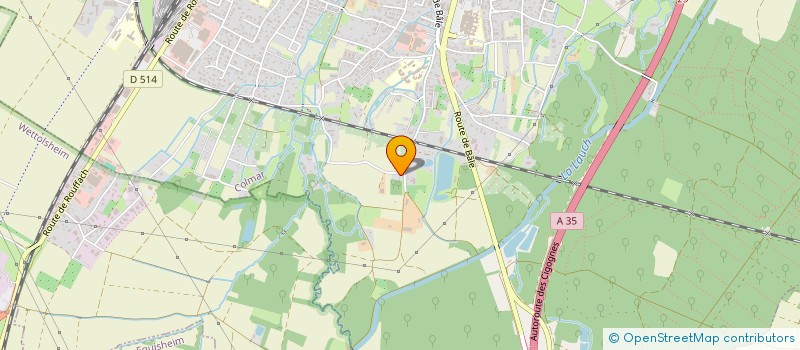 localisation de l'entreprise MONSIEUR NICOLAS PATIN  COLMAR