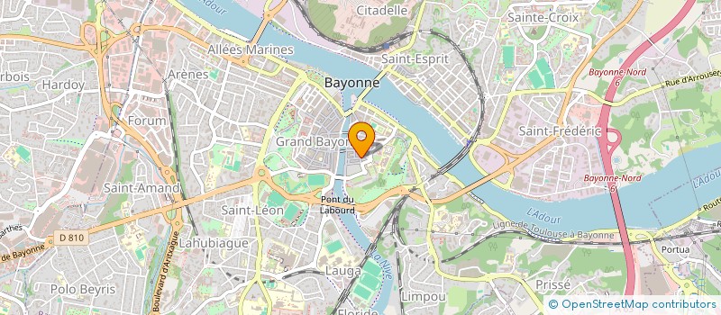 localisation de l'entreprise MONSIEUR NICOLAS PATINO  BAYONNE