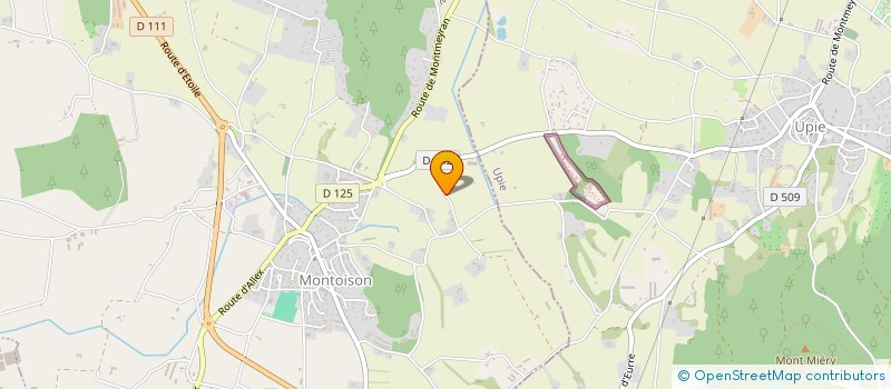 localisation de l'entreprise MONSIEUR NICOLAS PATOUILLARD  MONTOISON