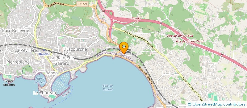 localisation de l'entreprise MONSIEUR NICOLAS PATRIE à SANARY-SUR-MER