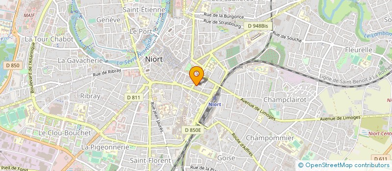 localisation de l'entreprise MONSIEUR NICOLAS PAUGNAT à NIORT