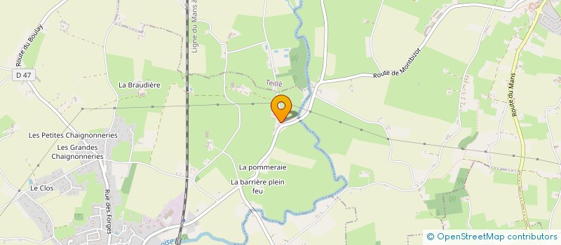 localisation de l'entreprise MONSIEUR NICOLAS PAUGOY  MONTBIZOT