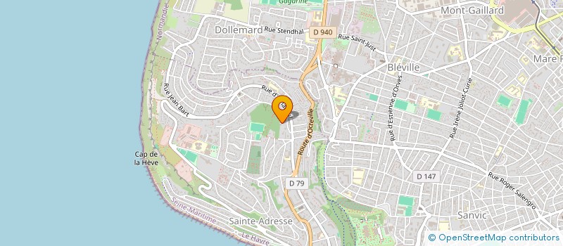 localisation de l'entreprise MONSIEUR NICOLAS PAUL  SAINTE-ADRESSE