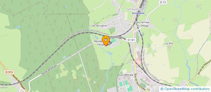 localisation de l'entreprise MONSIEUR NICOLAS PAUL  SERQUEUX