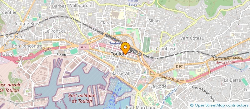 localisation de l'entreprise MONSIEUR NICOLAS PAUL  TOULON