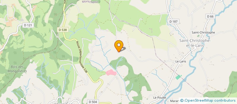 localisation de l'entreprise MONSIEUR NICOLAS PAUL  MONTCHENU