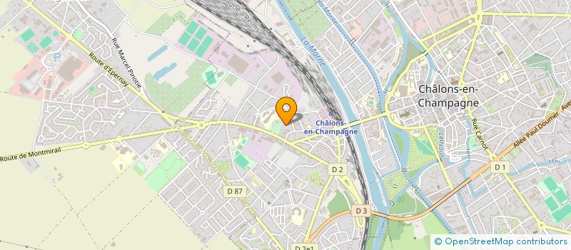 localisation de l'entreprise MONSIEUR NICOLAS PAULIN  CHALONS-EN-CHAMPAGNE