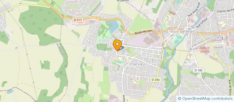 localisation de l'entreprise MONSIEUR NICOLAS PAUTHIER  CREMIEU