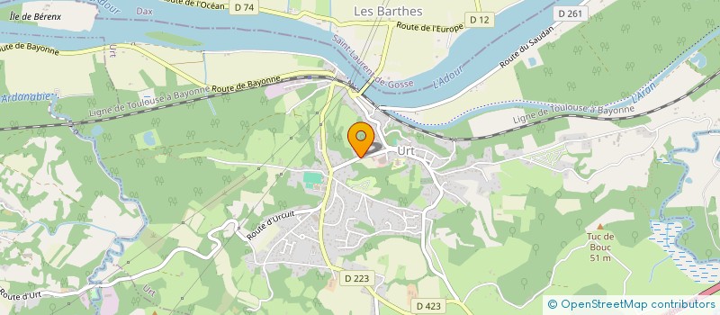 localisation de l'entreprise MONSIEUR NICOLAS PAVLOVSKY  URT