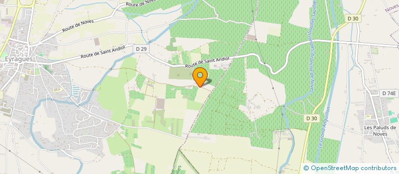 localisation de l'entreprise MONSIEUR NICOLAS PAVONI  EYRAGUES