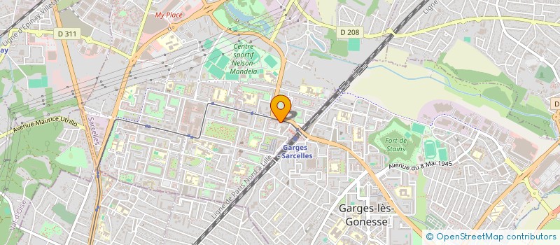 localisation de l'entreprise MONSIEUR NICOLAS PAVY à SARCELLES