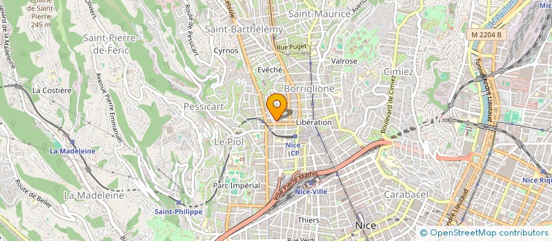 localisation de l'entreprise MONSIEUR NICOLAS PAYAN  NICE