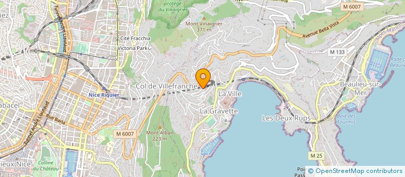 localisation de l'entreprise MONSIEUR NICOLAS PAYROUSE à VILLEFRANCHE-SUR-MER