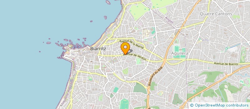 localisation de l'entreprise MONSIEUR NICOLAS PECASTAING à BIARRITZ