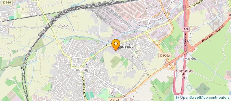 localisation de l'entreprise MONSIEUR NICOLAS PECH-GOURG  PERPIGNAN