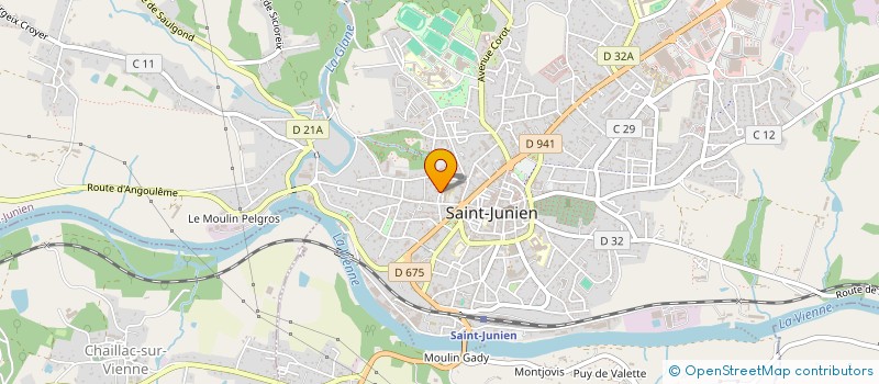 localisation de l'entreprise MONSIEUR NICOLAS PECOUT à SAINT-JUNIEN