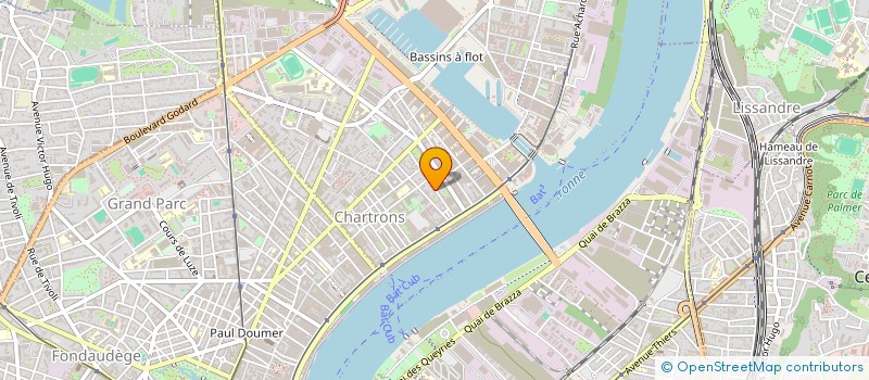 localisation de l'entreprise MONSIEUR NICOLAS PEGUILHAN  BORDEAUX