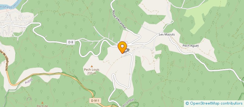 localisation de l'entreprise MONSIEUR NICOLAS PEGUIN  ARCAMBAL