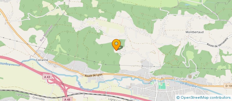 localisation de l'entreprise MONSIEUR NICOLAS PEILLON  CESSIEU