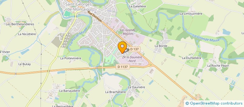 localisation de l'entreprise MONSIEUR NICOLAS PELLETIER à MONTAIGU-VENDEE