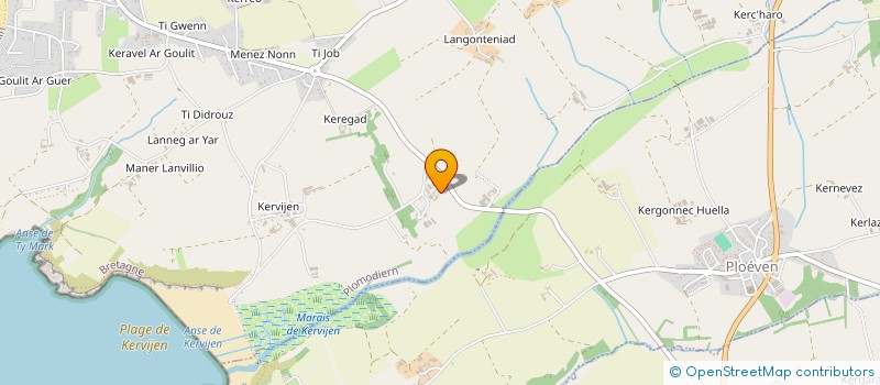 localisation de l'entreprise MONSIEUR NICOLAS PELLIET  PLOMODIERN