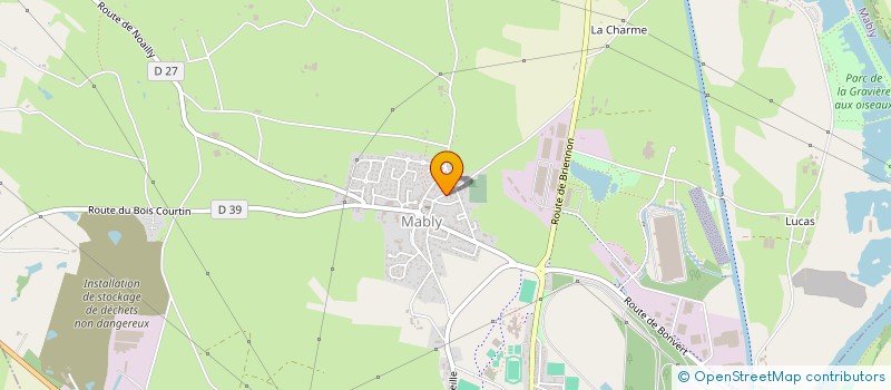 localisation de l'entreprise MONSIEUR NICOLAS PELOSSE  MABLY