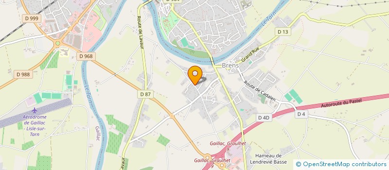 localisation de l'entreprise MONSIEUR NICOLAS PELOUX  BRENS