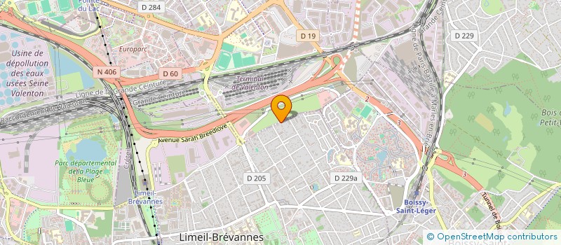 localisation de l'entreprise MONSIEUR NICOLAS PENET  LIMEIL-BREVANNES