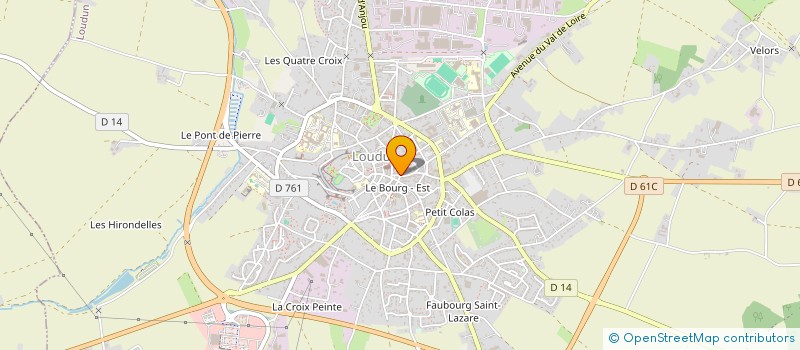 localisation de l'entreprise MONSIEUR NICOLAS PERAULT  LOUDUN