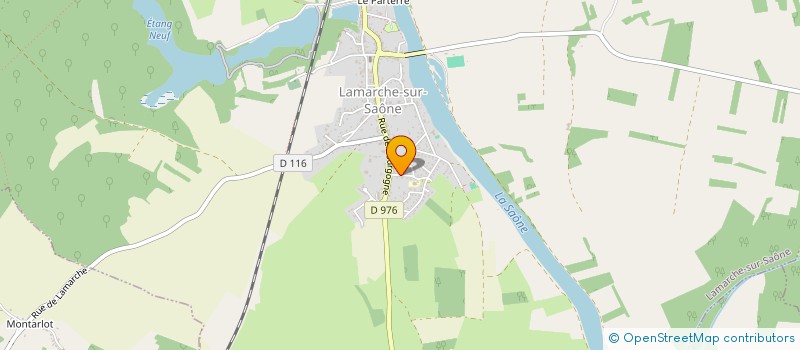 localisation de l'entreprise MONSIEUR NICOLAS PERCHENET  LAMARCHE-SUR-SAONE