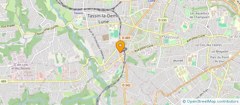 localisation de l'entreprise MONSIEUR NICOLAS PERCONTE  TASSIN-LA-DEMI-LUNE