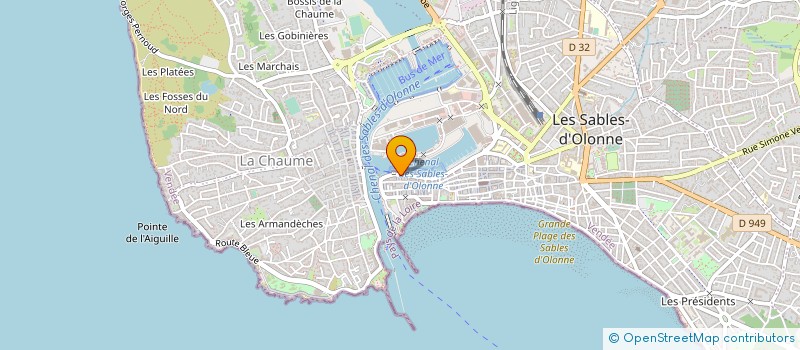 localisation de l'entreprise MONSIEUR NICOLAS PERCOT à LES SABLES D'OLONNE