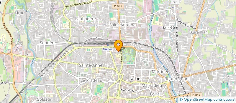 localisation de l'entreprise MONSIEUR NICOLAS PERE  TARBES