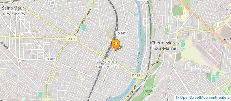 localisation de l'entreprise MONSIEUR NICOLAS PEREA à SAINT-MAUR-DES-FOSSES