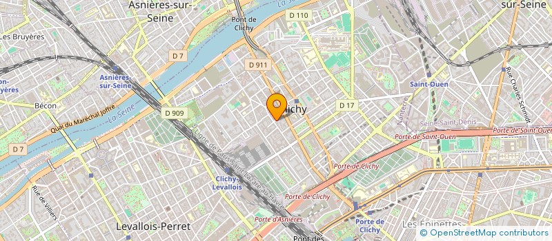 localisation de l'entreprise MONSIEUR NICOLAS PEREIRA à CLICHY