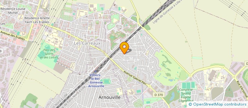 localisation de l'entreprise MONSIEUR NICOLAS PEREIRA  GONESSE