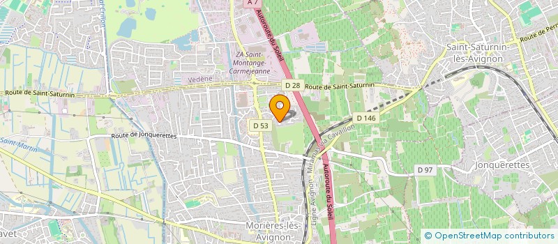 localisation de l'entreprise MONSIEUR NICOLAS PEREIRA  MORIERES-LES-AVIGNON