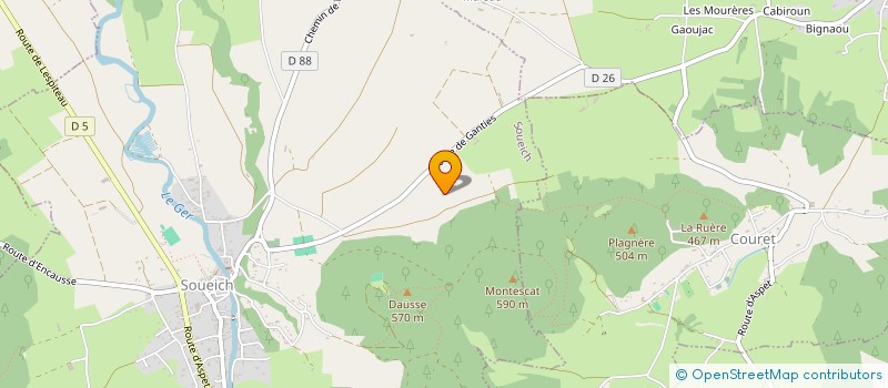 localisation de l'entreprise MONSIEUR NICOLAS PEREIRA DA COSTA  SOUEICH