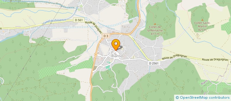 localisation de l'entreprise MONSIEUR NICOLAS PEREYRON  RIANS