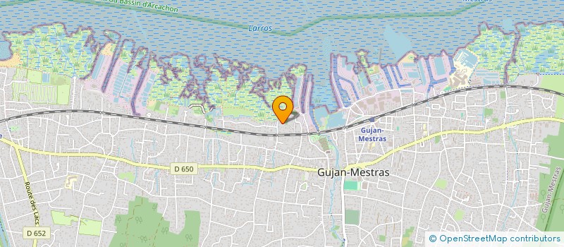 localisation de l'entreprise MONSIEUR NICOLAS PEREZ  GUJAN-MESTRAS