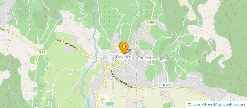 localisation de l'entreprise MONSIEUR NICOLAS PEREZ  FAYENCE