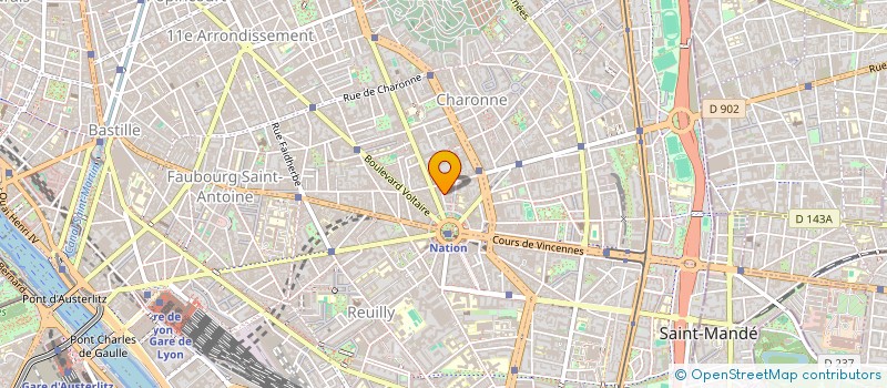 localisation de l'entreprise MONSIEUR NICOLAS PERGUET  PARIS