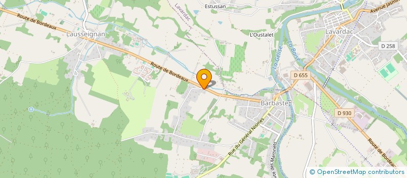 localisation de l'entreprise MONSIEUR NICOLAS PERIN  BARBASTE