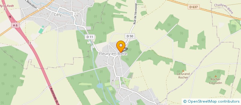 localisation de l'entreprise MONSIEUR NICOLAS PERISSE  FLEURY-EN-BIERE