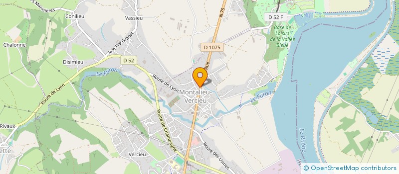 localisation de l'entreprise MONSIEUR NICOLAS PERNET  MONTALIEU-VERCIEU